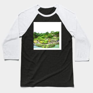 zen garden photograph ecopop in japanese style art Baseball T-Shirt
